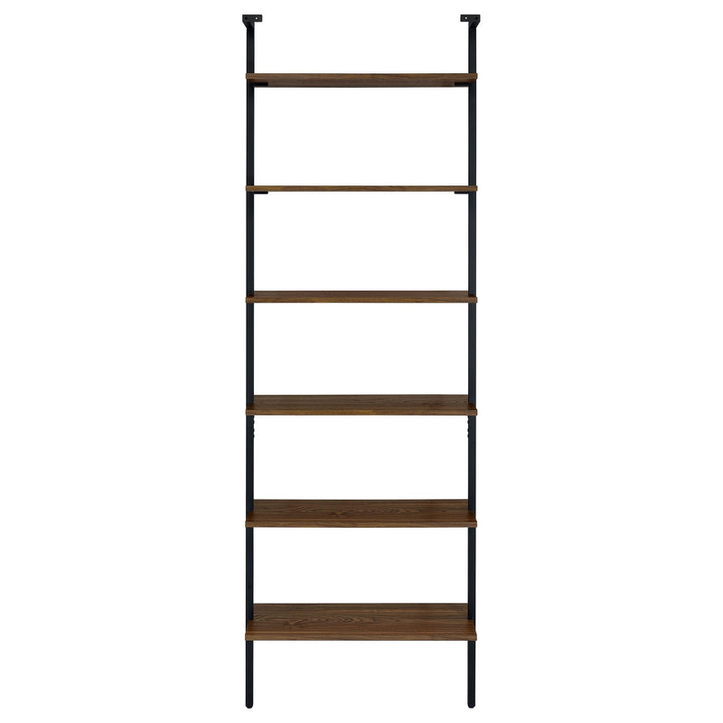 Owens 96-inch 6-shelf Wall Bookshelf Walnut - 980072
