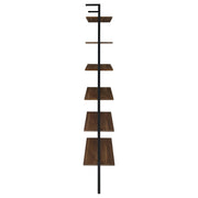 Owens 96-inch 6-shelf Wall Bookshelf Walnut - 980072