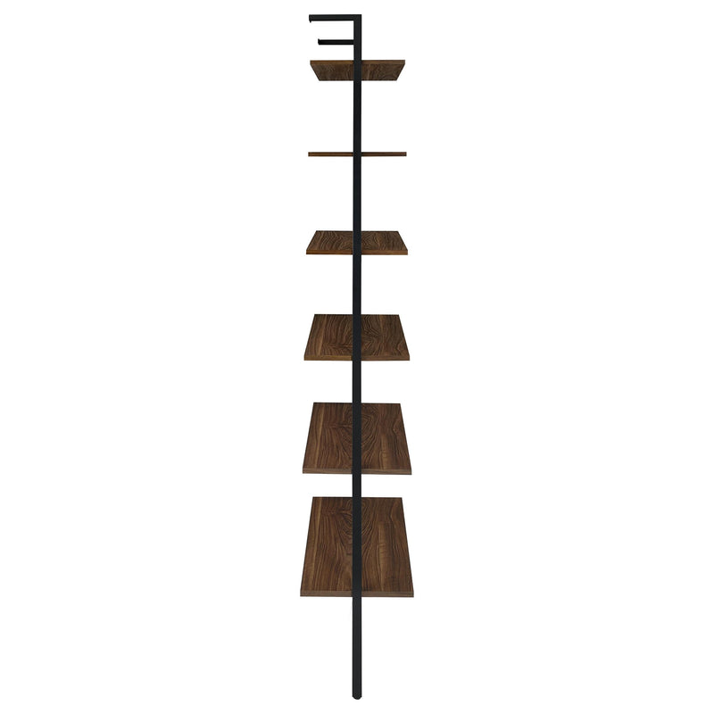 Owens 96-inch 6-shelf Wall Bookshelf Walnut - 980072