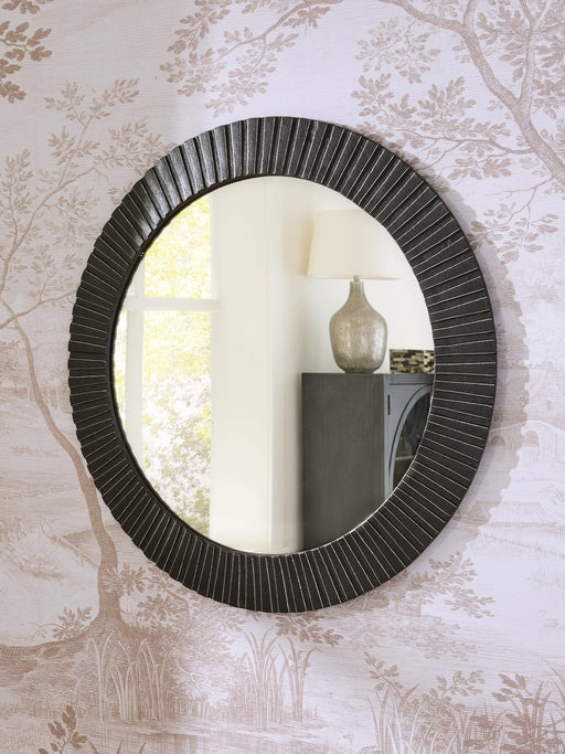 Ozias Black Accent Mirror - A8010417