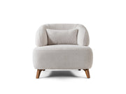 Pablo Chair in Cream - 200-ST-PAB-SOFT03-B