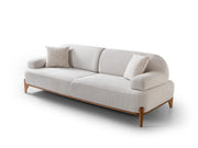 Pablo Convertible Loveseat in Cream - 200-ST-PAB-SOFT03-2