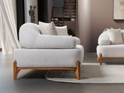 Pablo Convertible Loveseat in Cream - 200-ST-PAB-SOFT03-2