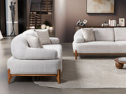 Pablo Convertible Loveseat in Cream - 200-ST-PAB-SOFT03-2