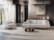 Pablo Convertible Sofa in Cream - 200-ST-PAB-SOFT03-3