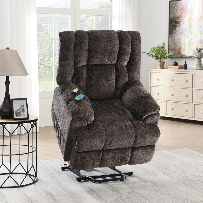 Pacay Power Recliner W/Lift & Heating & Massage - LV02998