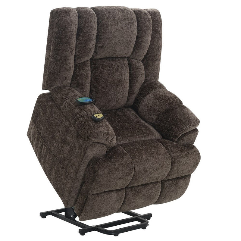Pacay Power Recliner W/Lift & Heating & Massage - LV02998