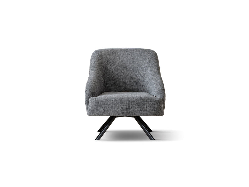 Palermo Chair Grey in Grey - 101-PAL-ROM07-B