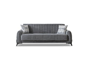 Palermo Convertible Sofa Grey in Grey - 101-PAL-ROM07-3