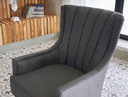 Palmer Accent Armchair (Corvet Anthracite) - DMV FurnitureLiving Room Chair