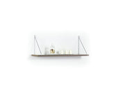Palmer Single Shelf in Walnut-Chrome - 760-PAL-MT190901