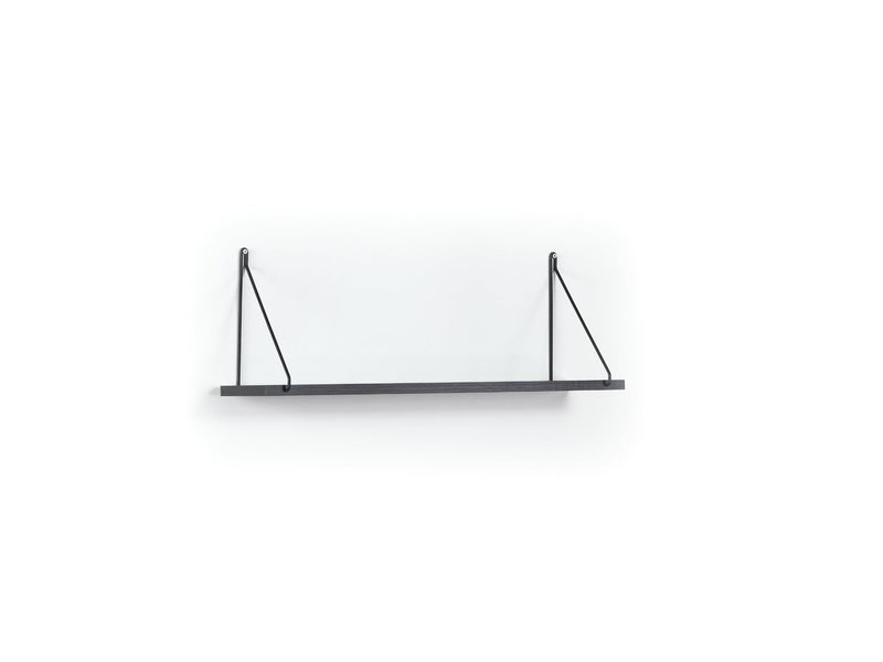 Palmer Single Shelf in Walnut-Chrome - 760-PAL-MT190901