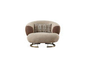 Palmera 3-pieces (Sofa & Loveseat & Chair) Livingroom Set Cream in Cream - 101-PAL-GIR03-321
