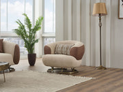 Palmera 3-pieces (Sofa & Loveseat & Chair) Livingroom Set Cream in Cream - 101-PAL-GIR03-321