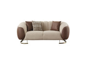 Palmera 3-pieces (Sofa & Loveseat & Chair) Livingroom Set Cream in Cream - 101-PAL-GIR03-321