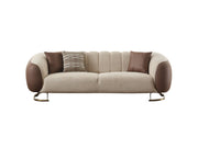 Palmera Stationary Sofa Cream in Cream - 101-PAL-GIR03-3