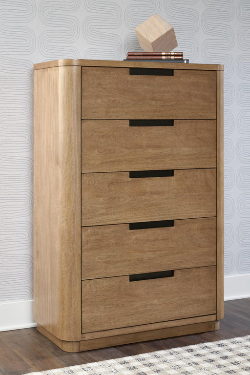 Pamaria Light Brown Chest of Drawers - PCB802-46