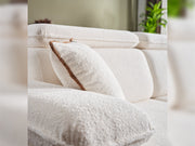 Pamukkale Convertible Loveseat in White - 200-ELIF-PAM-A214-2
