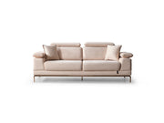 Pamukkale Convertible Loveseat in White - 200-ELIF-PAM-A214-2