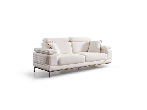 Pamukkale Convertible Sofa in White - 200-ELIF-PAM-A214-3