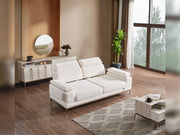 Pamukkale Convertible Sofa in White - 200-ELIF-PAM-A214-3