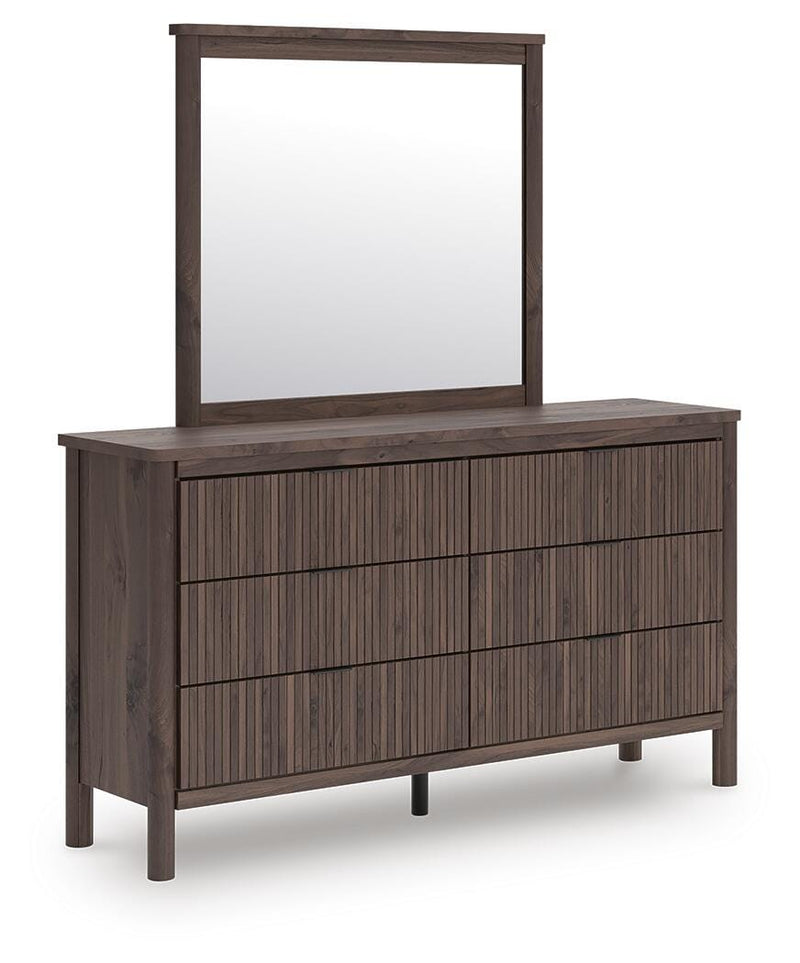 Pamytta Brown Dresser and Mirror - PCB2614B1