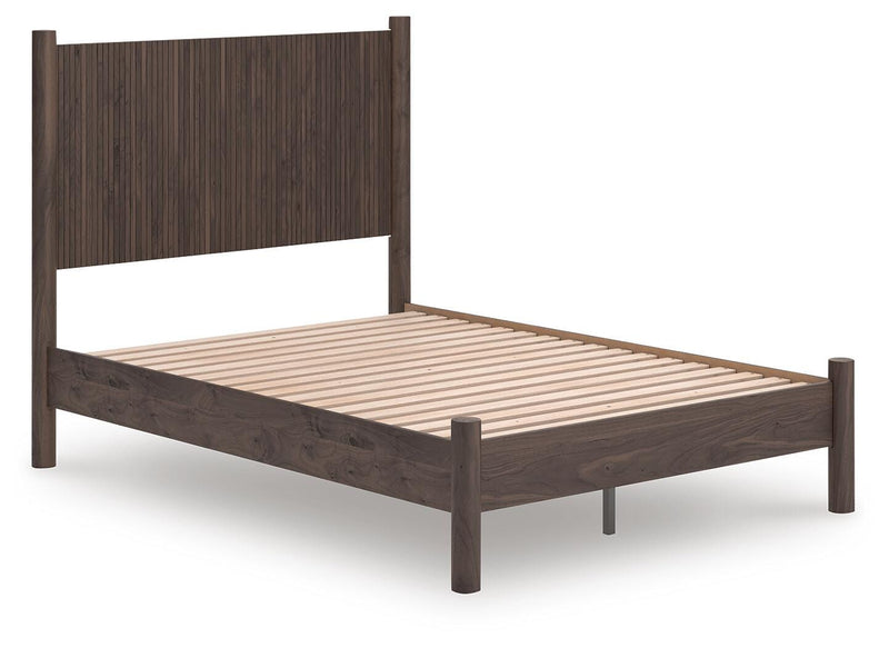 Pamytta Brown Full Panel Platform Bed - PCB2614B4