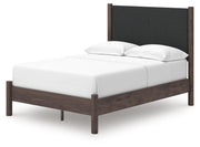 Pamytta Brown Full Upholstered Panel Platform Bed - PCB2614B10