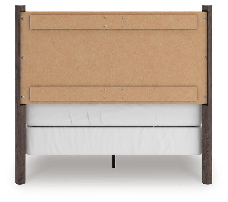 Pamytta Full Panel Bed, Dresser and Nightstand in Brown - PKG022710