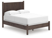 Pamytta Full Panel Bed, Dresser, Mirror and Nightstand in Brown - PKG022706
