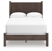 Pamytta Full Panel Bed, Dresser, Mirror, Chest and Nightstand in Brown - PKG022708