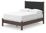 Pamytta Full Upholstered Panel Bed, Chest and  Nightstand in Brown - PKG022774