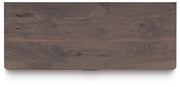 Pamytta Full Upholstered Panel Bed, Chest and  Nightstand in Brown - PKG022774