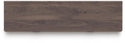Pamytta King Upholstered Panel Platform Bed and Dresser in Brown - PKG022751