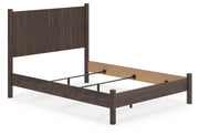 Pamytta Queen Panel Bed, Dresser and Chest in Brown - PKG022769