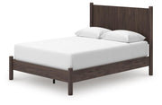 Pamytta Queen Panel Platform Bed, Dresser and Chest in Brown - PKG022757