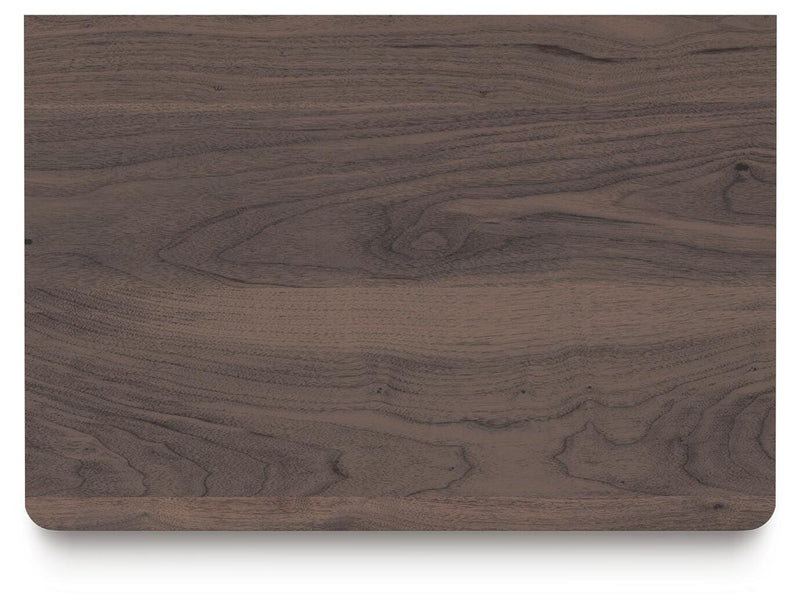 Pamytta Queen Upholstered Panel Platform Bed, Chest and  Nightstand in Brown - PKG022764