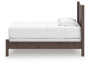 Pamytta Twin Panel Bed, Dresser and Nightstand in Brown - PKG022704