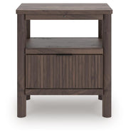 Pamytta Twin Panel Bed, Dresser and Nightstand in Brown - PKG022704