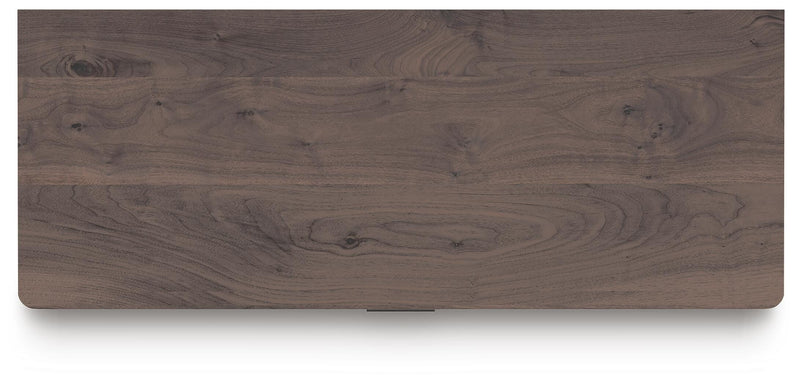 Pamytta Twin Panel Platform Bed, Dresser and Chest in Brown - PKG022753