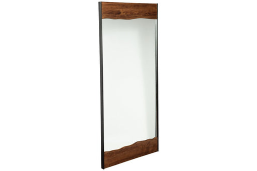 Panchali Brown/Black Floor Mirror - DMV FurnitureMirror