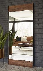Panchali Brown/Black Floor Mirror - DMV FurnitureMirror