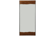 Panchali Brown/Black Floor Mirror - DMV FurnitureMirror