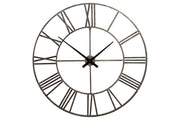 Paquita Antique Silver Wall Clock - DMV FurnitureOther Products