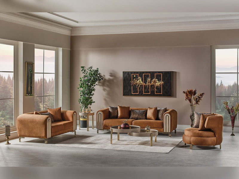 Paris Chair Brown in Brown - 101-PAR-ZEG04-B