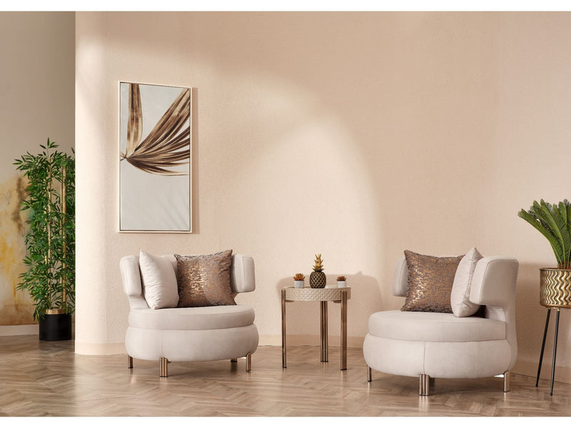 Paris Chair Cream in Cream - 101-PAR-ZEG02-B