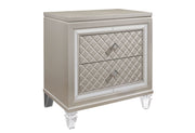 Paris Champagne Nightstand - DMV FurnitureNightstand