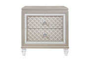 Paris Champagne Nightstand - DMV FurnitureNightstand