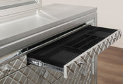 Paris Champagne Queen Bed Group With Led - DMV FurnitureBedroom Set