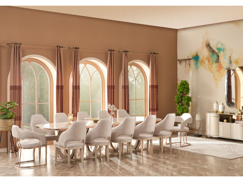 Paris Dining Table - Table 130" - 115-PAR-DT-12
